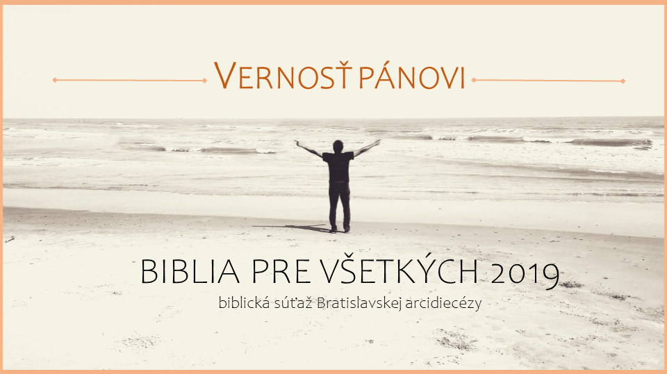 Výsledky diecézneho kola Biblickej súťaže Biblia pre všetkých 2019