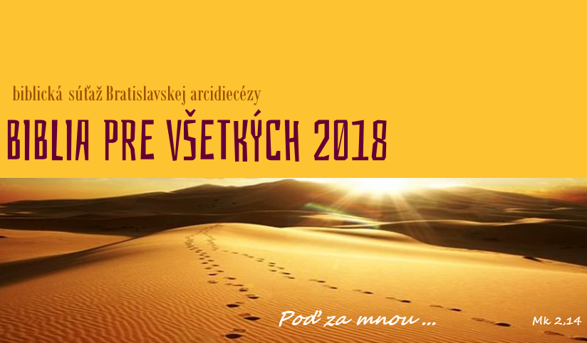 Diecézne kolo biblickej súťaže – Biblia pre všetkých 2018