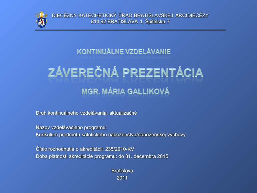 Ježiš Kristus – prameň živej vody