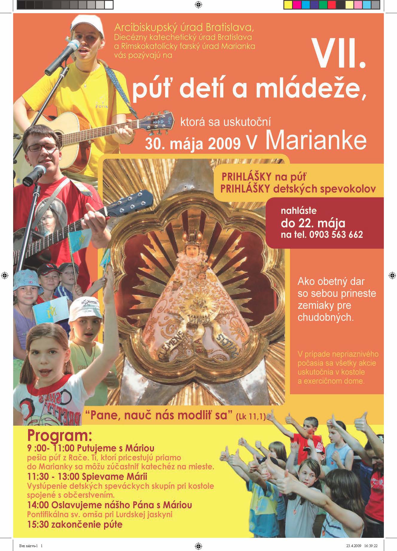 Púť detí do Marianky 2009