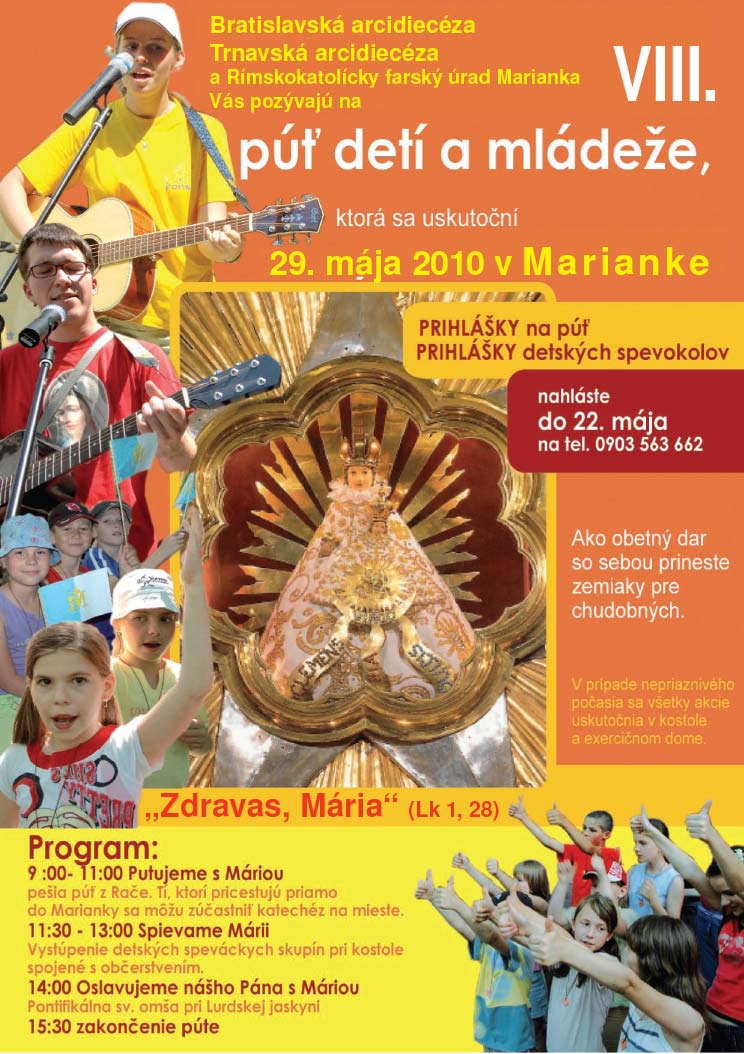 Púť detí do Marianky 2010