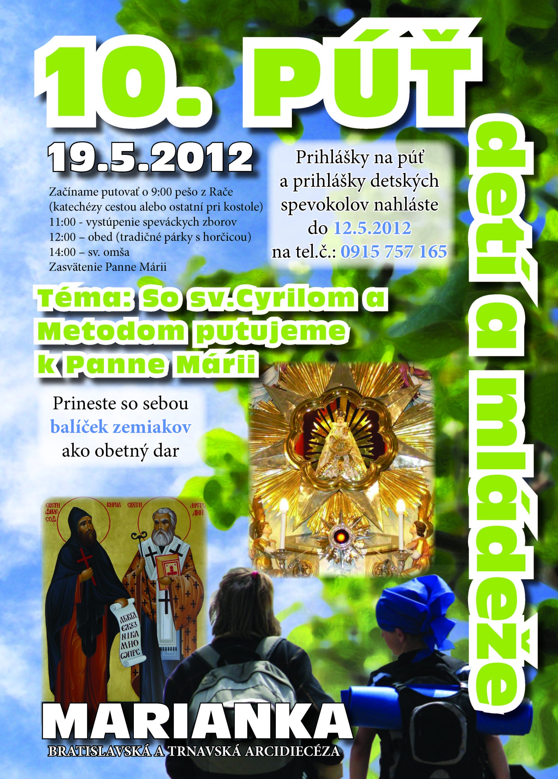Púť detí do Marianky 2012