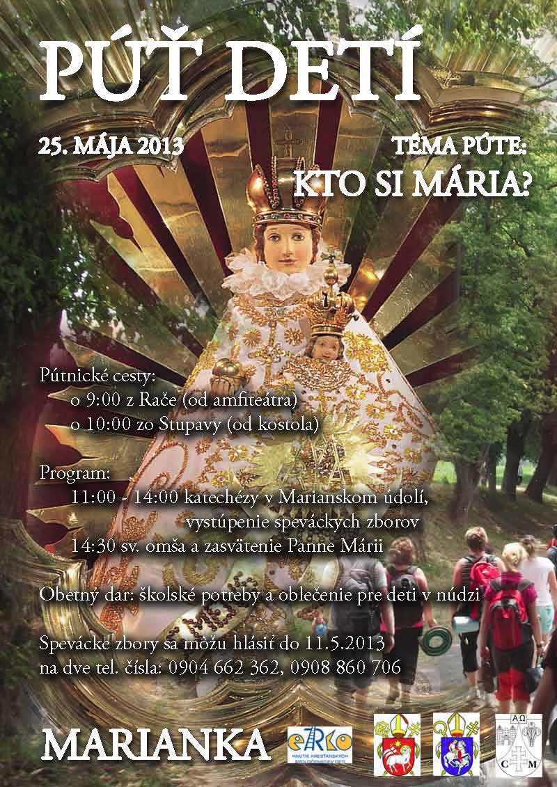 Púť detí do Marianky 2013