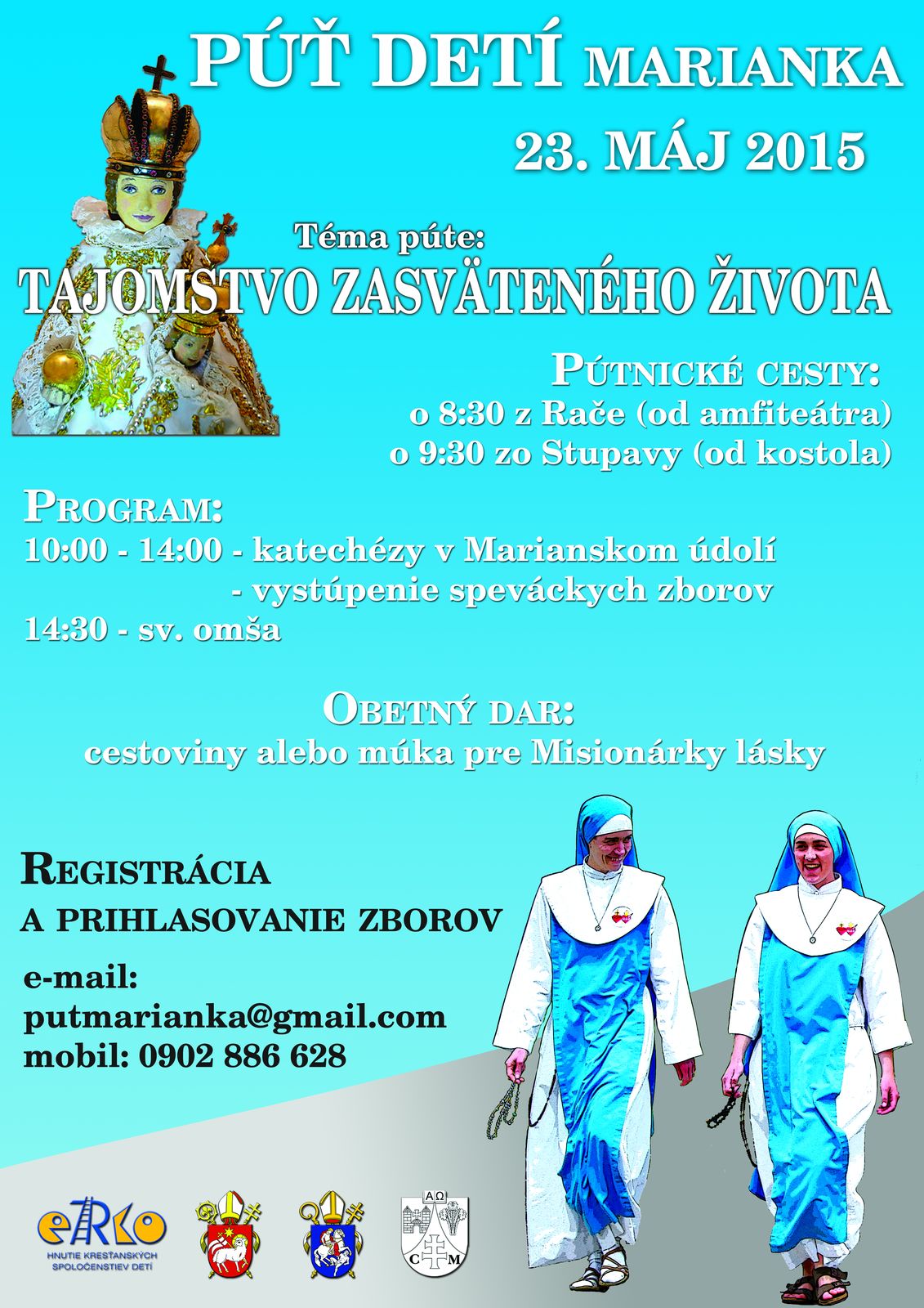 Púť detí do Marianky 2015